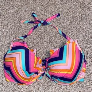 Victoria’s Secret Multi-Color Swim Top in Size 34D